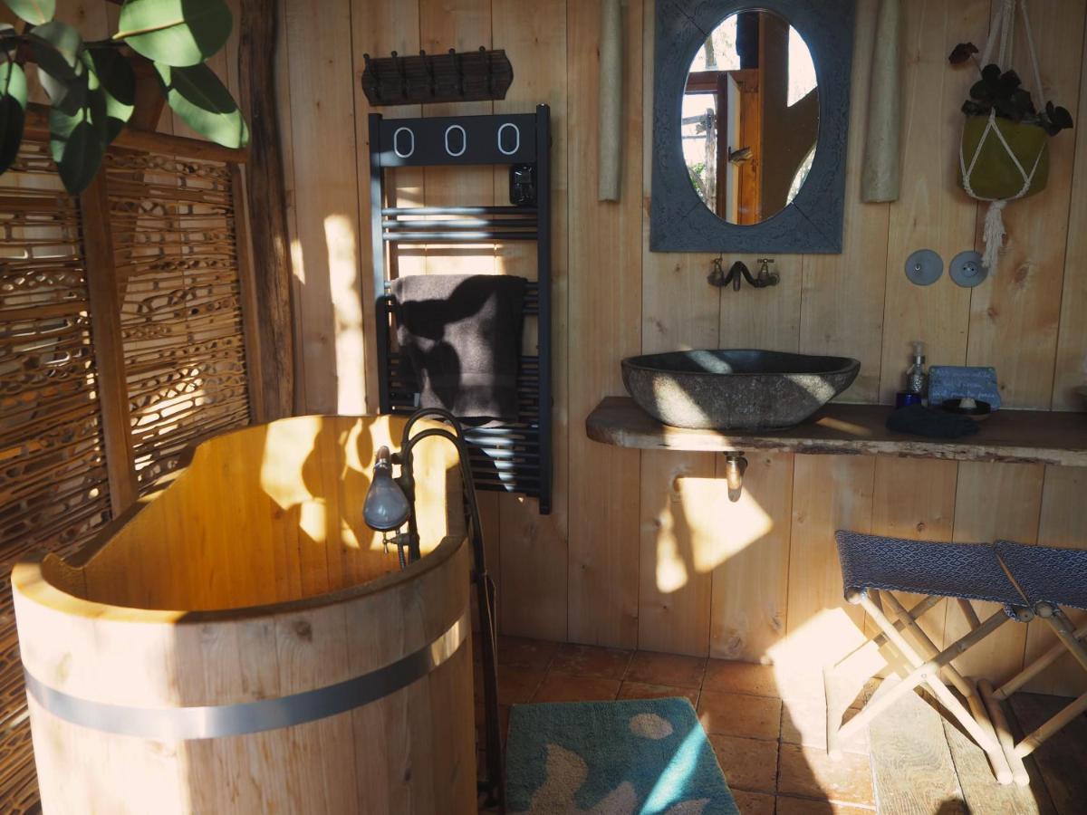 Ecolodge La Belle Verte Saint-Mʼhervé Eksteriør bilde
